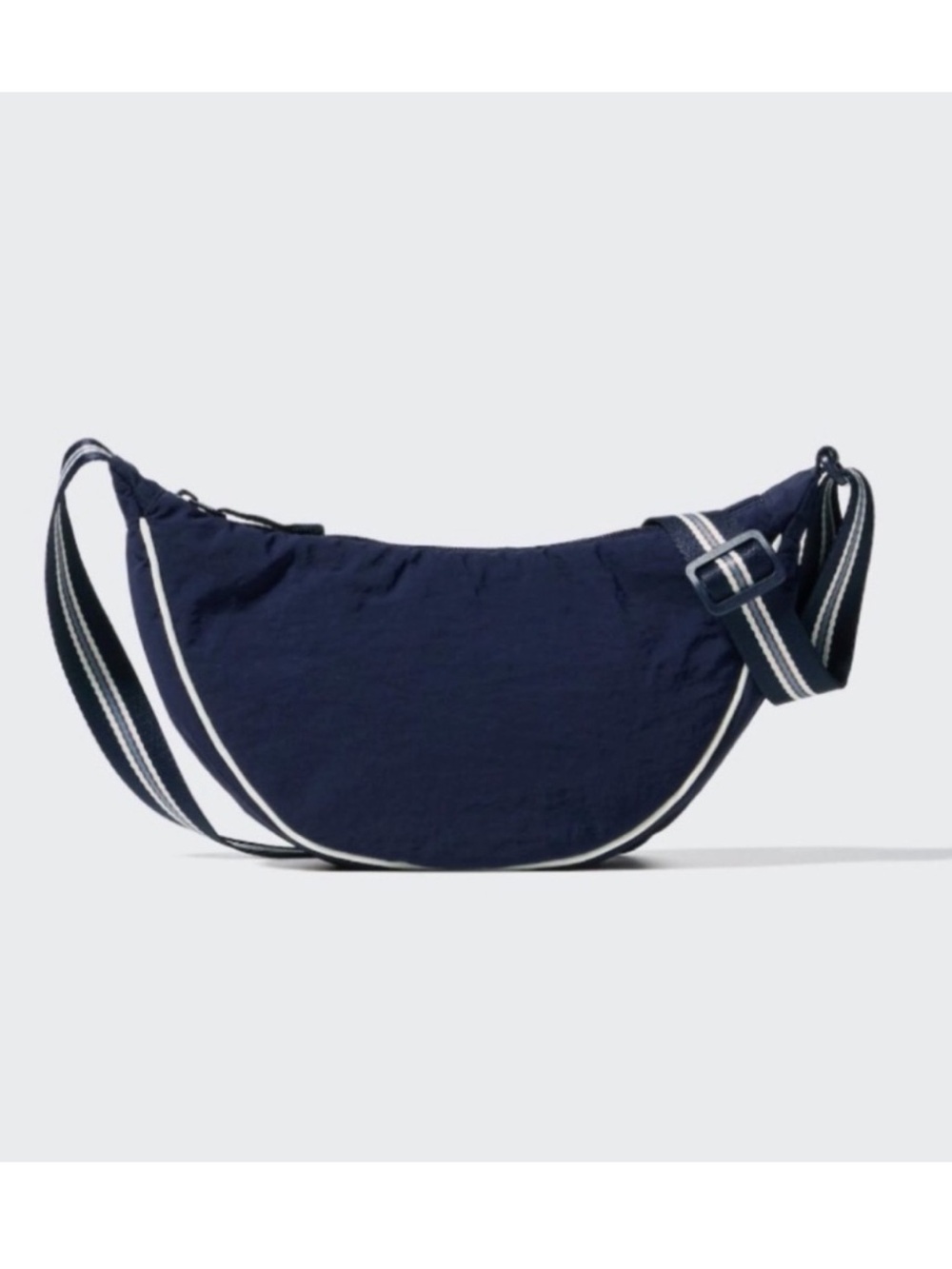 Uniqlo | Bag | Round Mini Shoulder Bag Striped Navy - Picture 9 of 9